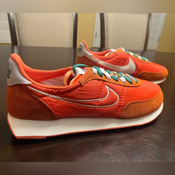 New Nike Waffle Trainer 2 Orange Sneaker Shoes Size US 12 - Picture 4 of 15